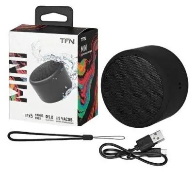 Портативная колонка TFN Mini Серый TFN-BS01-01GR в интернет-магазине Патент24.рф