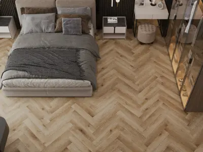 Ламинат виниловый Cronafloor 4V Herringbone 640х128х4,5мм Дуб Монпелье H004, , компл в интернет-магазине Патент24.рф