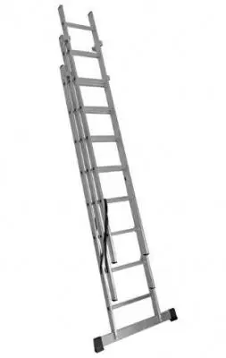 Лестница алюмин. трёхсекц. 3х8 Новая высота (4,74м), , шт в интернет-магазине Патент24.рф