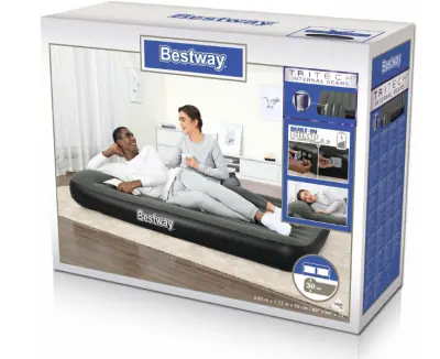 Матрас надувной "queen-size"Tritech со встроенным аккум. насосом 203х152х30см 67930 Bestway, , шт в интернет-магазине Патент24.рф