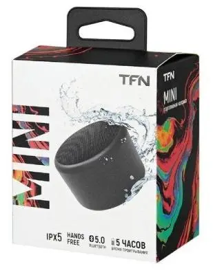 Портативная колонка TFN Mini Серый TFN-BS01-01GR в интернет-магазине Патент24.рф
