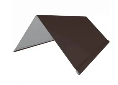 Планка торцевая простая 80*100*2000 мм RAL 8017 Шоколад 0,4 мм 0,42 м2, , шт в интернет-магазине Патент24.рф