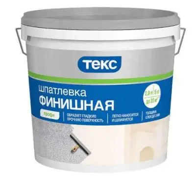 Шпатлевка (латексная) 5 кгТекс /профи/ финишная, , шт в интернет-магазине Патент24.рф