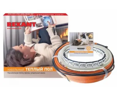 Теплый пол кабел.REXANT (нагрев. секция) 150Вт 10м S=0,9-1,2м2 , , шт в интернет-магазине Патент24.рф