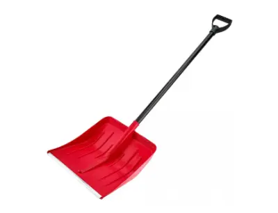 Лопата д/снега пл "Метелица Люкс" с/чер/ал ал/планка ребр/жестк 41х42см, , шт в интернет-магазине Патент24.рф