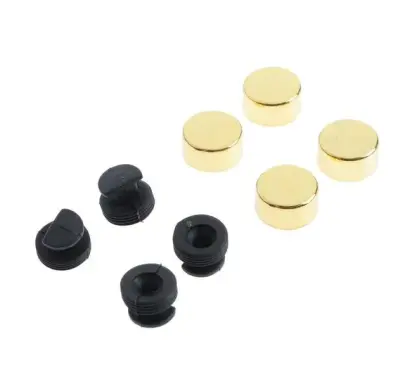 Зеркалодержатель d17мм мет.+пласт. №2 золото (4шт), , упак в интернет-магазине Патент24.рф