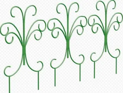 Заборчик мет Ажурный 50х65см окраш. труба д1см., , шт в интернет-магазине Патент24.рф