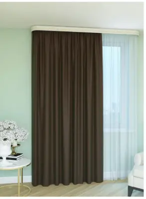 Портьера Блэкаут 150х260 мокка ГП, , шт в интернет-магазине Патент24.рф