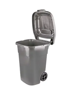 Бак-контейнер пл. 65л. универс. Эконом 52х46х66см, откидн/крышк, на колесах, 7235М, , шт в интернет-магазине Патент24.рф