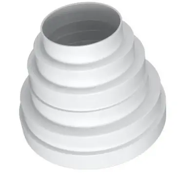 Соединитель круглых воздуховодов центр. пластик D160/150/125/120/100/80, , шт в интернет-магазине Патент24.рф