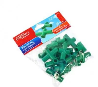 Комплект креплений для сборки парника д1,2см, , компл в интернет-магазине Патент24.рф