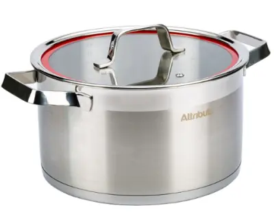 Кастрюля с крышкой RED LINE 5.7л ASS228, , шт в интернет-магазине Патент24.рф