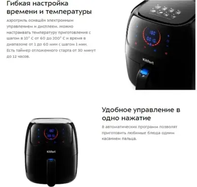 Аэрогриль Kitfort KT-2210 в интернет-магазине Патент24.рф