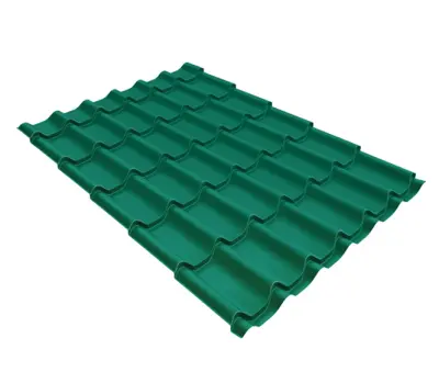 Металлочерепица Classic 0,4х1180х1200 полииэстр RAL6005 зеленый, , л. в интернет-магазине Патент24.рф