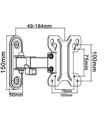 Кронштейн для ТВ ITech LCD122 (13-27") в интернет-магазине Патент24.рф
