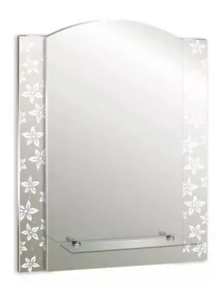 Зеркало ВЕСНА МТ с рисунком и полкой 510х585 , , шт в интернет-магазине Патент24.рф