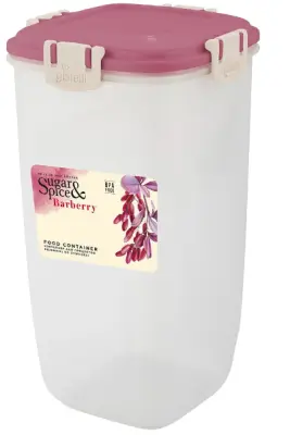 Контейнер пл д/прод СВЧ 1,7л квадр "Sugar&Spice" "Barberry" 12х12х20,5см ручк-клипс гермет/кр , , шт в интернет-магазине Патент24.рф