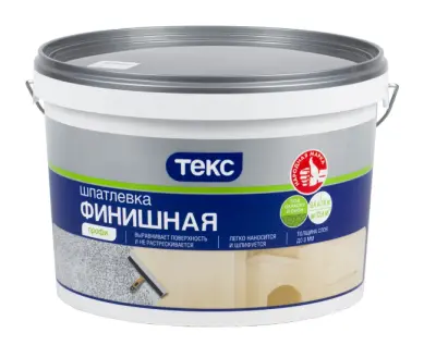 Шпатлевка (латексная) 16кг Текс /профи/, , шт в интернет-магазине Патент24.рф