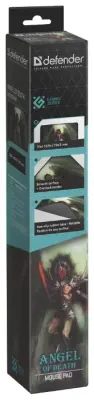 Коврик DEFENDER игровой Angel of Death M 360х270х3мм, ткань и  резина 50557 в интернет-магазине Патент24.рф