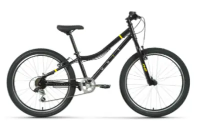 Велосипед Forward Unit 24 1.0 (24" 6ск.рост 12") черный/желтый, , шт в интернет-магазине Патент24.рф