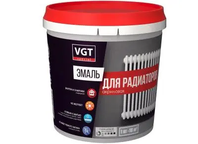 Эмаль ВД-АК-1179 ВГТ ПРОФИ для радиаторов с/белая полуглянц. 1,0кг, , шт в интернет-магазине Патент24.рф