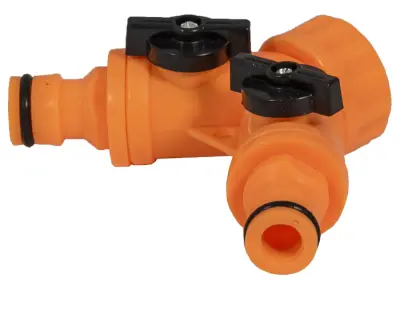 Разветвитель ВИХРЬ регулир. 2-х канальный со штуцерами, , шт в интернет-магазине Патент24.рф