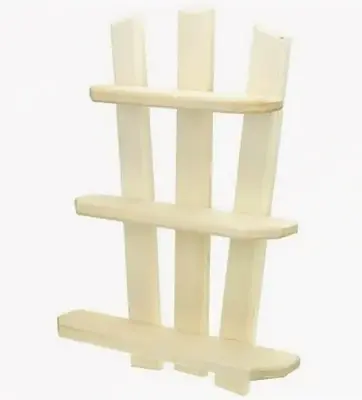 Полка дер. "Ступени" 3-х ярусн. 46х35х8см липа 479, , шт в интернет-магазине Патент24.рф