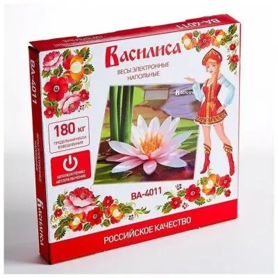 Весы напольные Василиса  ВА-4011 max180 кг, Кувшинка в интернет-магазине Патент24.рф
