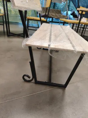 Скамья садовая 1200*450*900 мм Сосна натуральная н/о  металл/разборная/облегч., , шт в интернет-магазине Патент24.рф