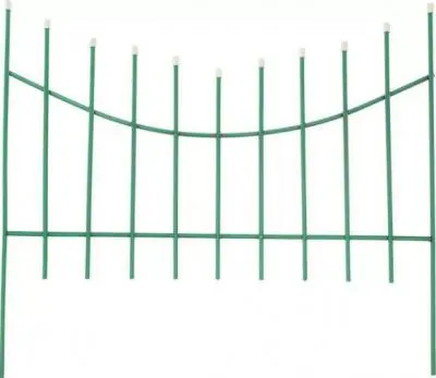 Заборчик мет дек Горизонталь 74х85см окраш. труба д1см., , шт в интернет-магазине Патент24.рф