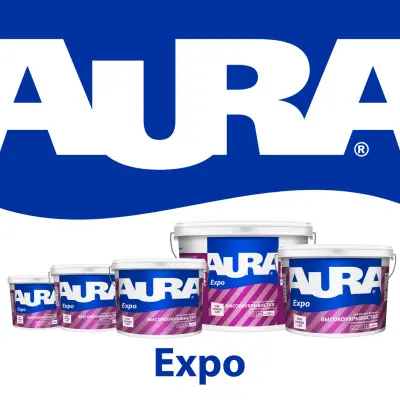 Краска AURA EXPO фасадная 0,9л., , шт в интернет-магазине Патент24.рф