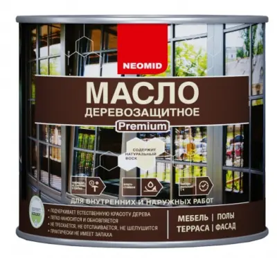 Масло НЕОМИД деревозащитное Premium орех 2,0л, , шт в интернет-магазине Патент24.рф