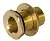 Врезка для бочки с контргайкой латунная 3/4", , шт в интернет-магазине Патент24.рф