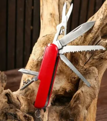 Нож швейцарский "Мастер К" 11в1, красный, , шт в интернет-магазине Патент24.рф