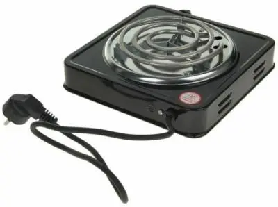 Плитка электрическая ENERGY EN-902B, черная, 1 конф, спираль в интернет-магазине Патент24.рф