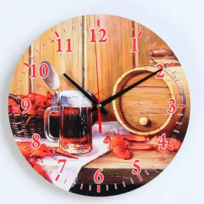 Часы настенные "Банный набор" 3823868 серия: Интерьер д/бани, , шт в интернет-магазине Патент24.рф