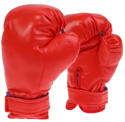 Перчатки боксерские, детские, красные 3572981, , пар в интернет-магазине Патент24.рф