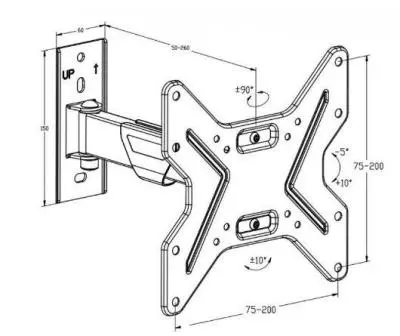 Кронштейн для ТВ iTECHmount LCD522 в интернет-магазине Патент24.рф Кронштейн для ТВ iTECHmount LCD522 в интернет-магазине Патент24.рф