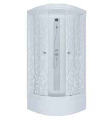 Кабина душевая Мозаика 90х90 Б (9мест + сифон D50), , шт в интернет-магазине Патент24.рф