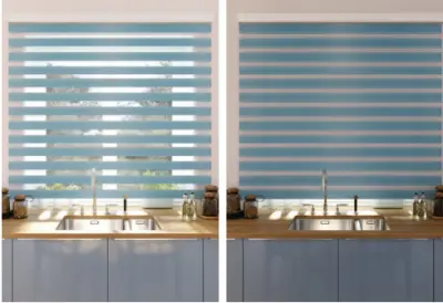 Рулонная штора День-Ночь 72,5х160 небесный голубой, , шт в интернет-магазине Патент24.рф