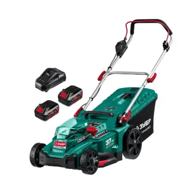 Газонокосилка бесщеточная ЗУБР С1-18, 36В, 37см, 2х18В АКБ (4 А ч), ГКЛ-3736-42, , шт в интернет-магазине Патент24.рф