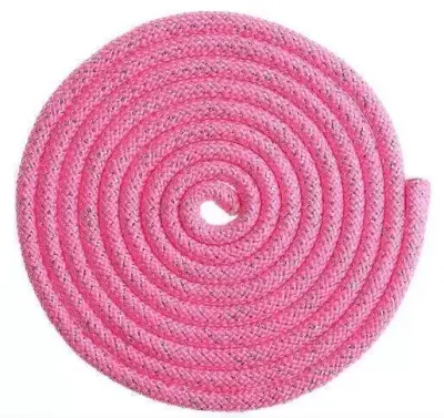 Скакалка гимнастическая красный золото люрекс 3м 180г 4446805, , шт в интернет-магазине Патент24.рф