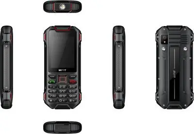 Сотовый телефон WIFIT WiRUG F1 IP68/2G/DualSim Black/Черный в интернет-магазине Патент24.рф