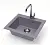 Мойка матовая J35 (темно-серый) Glanz J035G035-K, , шт в интернет-магазине Патент24.рф
