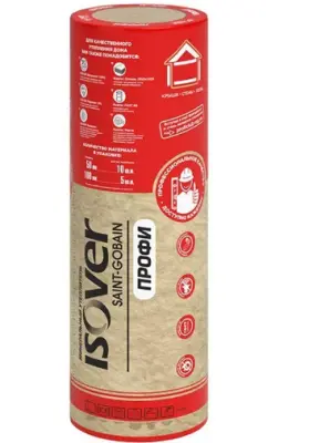 Изовер ПРОФИ ТВИН 4100х610х100мм (0,5куб.м - 5м²) 2шт, , упак в интернет-магазине Патент24.рф