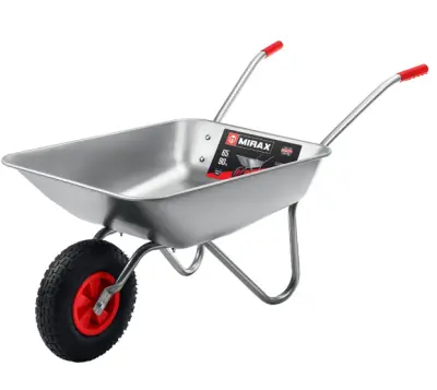 Тачка садовая MIRAX MX-1 65л, 90кг одноколесная , , шт в интернет-магазине Патент24.рф
