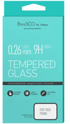 Защитное стекло 0,26 mm универсальное 19:9 5,99" New size, Borasco в интернет-магазине Патент24.рф