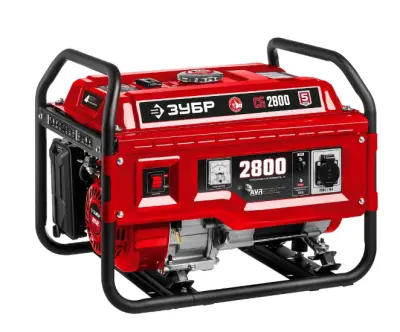 Генератор бензиновый ЗУБР 2800 Вт, , шт в интернет-магазине Патент24.рф