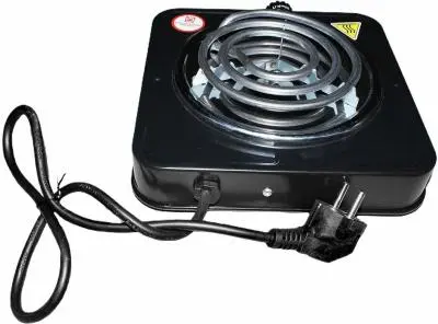 Плитка электрическая ENERGY EN-902B, черная, 1 конф, спираль в интернет-магазине Патент24.рф