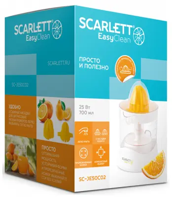 Соковыжималка Scarlett SC-JE50C02 в интернет-магазине Патент24.рф